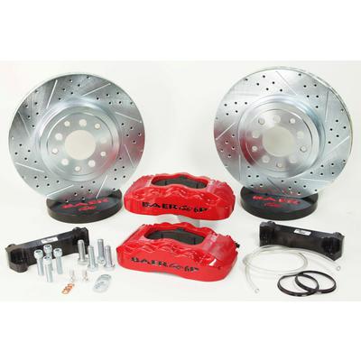 Baer Brakes 13.5 Inch Front Pro Brake System with Red Calipers (Red) - 4401000R